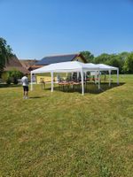 Pavillon 3 x 6 m weiss