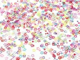 Bunte Stern Konfetti z.B. für Schüttelkarten