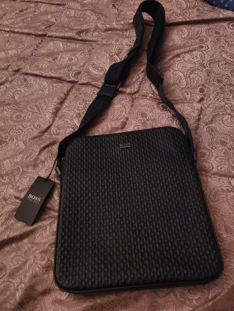 Borsa crossbody uomo in pelle HB