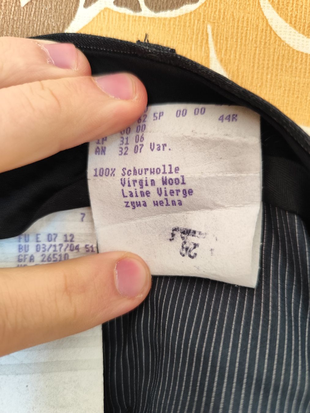 Anzüge: Élégant costume rayé 3 pièces – Gebraucht aus Montreux von prl_z2lr 7