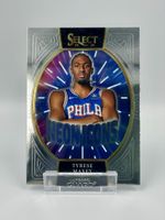 Tyrese Maxey Neon Icons 2024-25 Panini Select #14