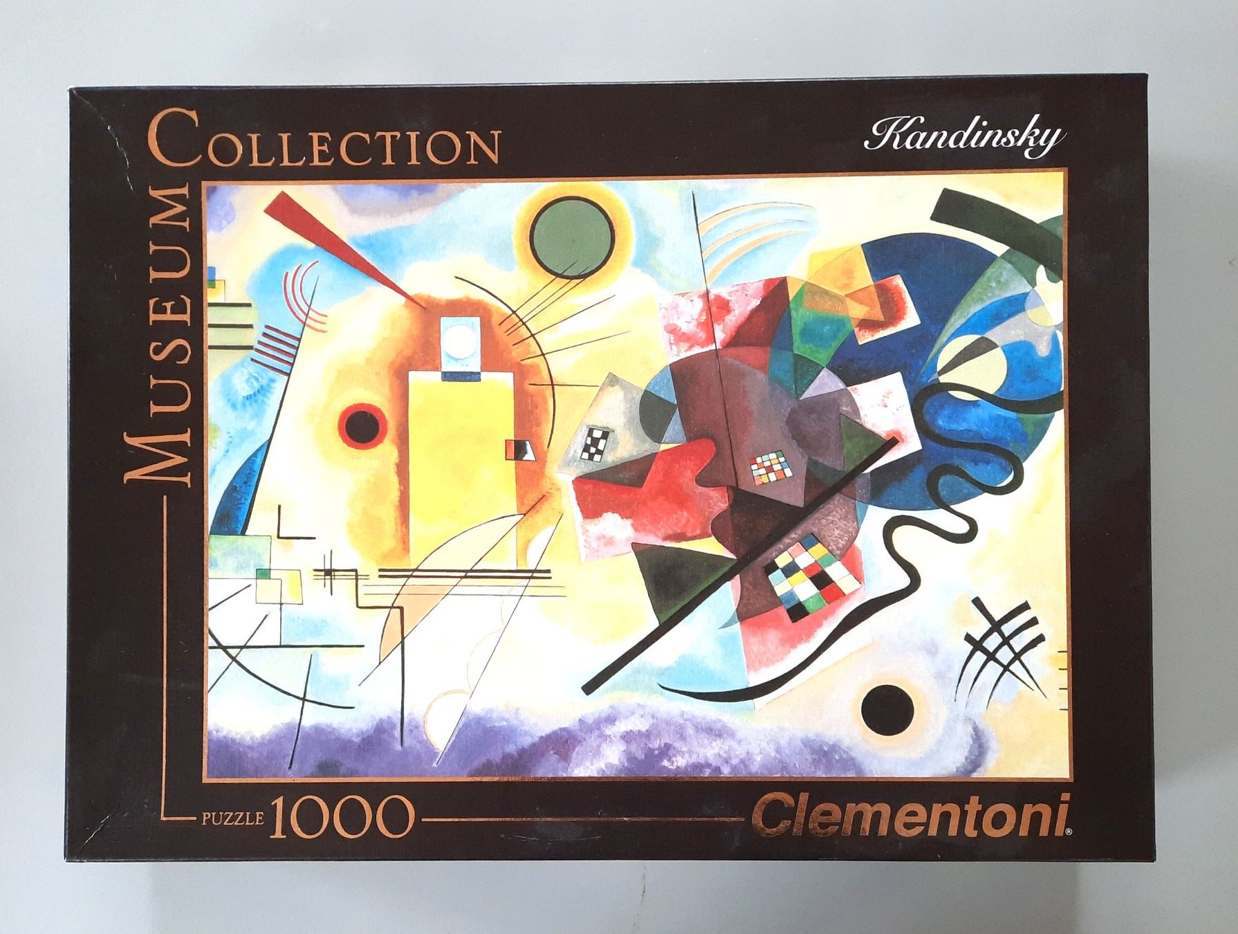 Clementoni Puzzle: 1000er Puzzle Clementoni Kandinsky komplett – Usato da Stettlen venduto da wewe54