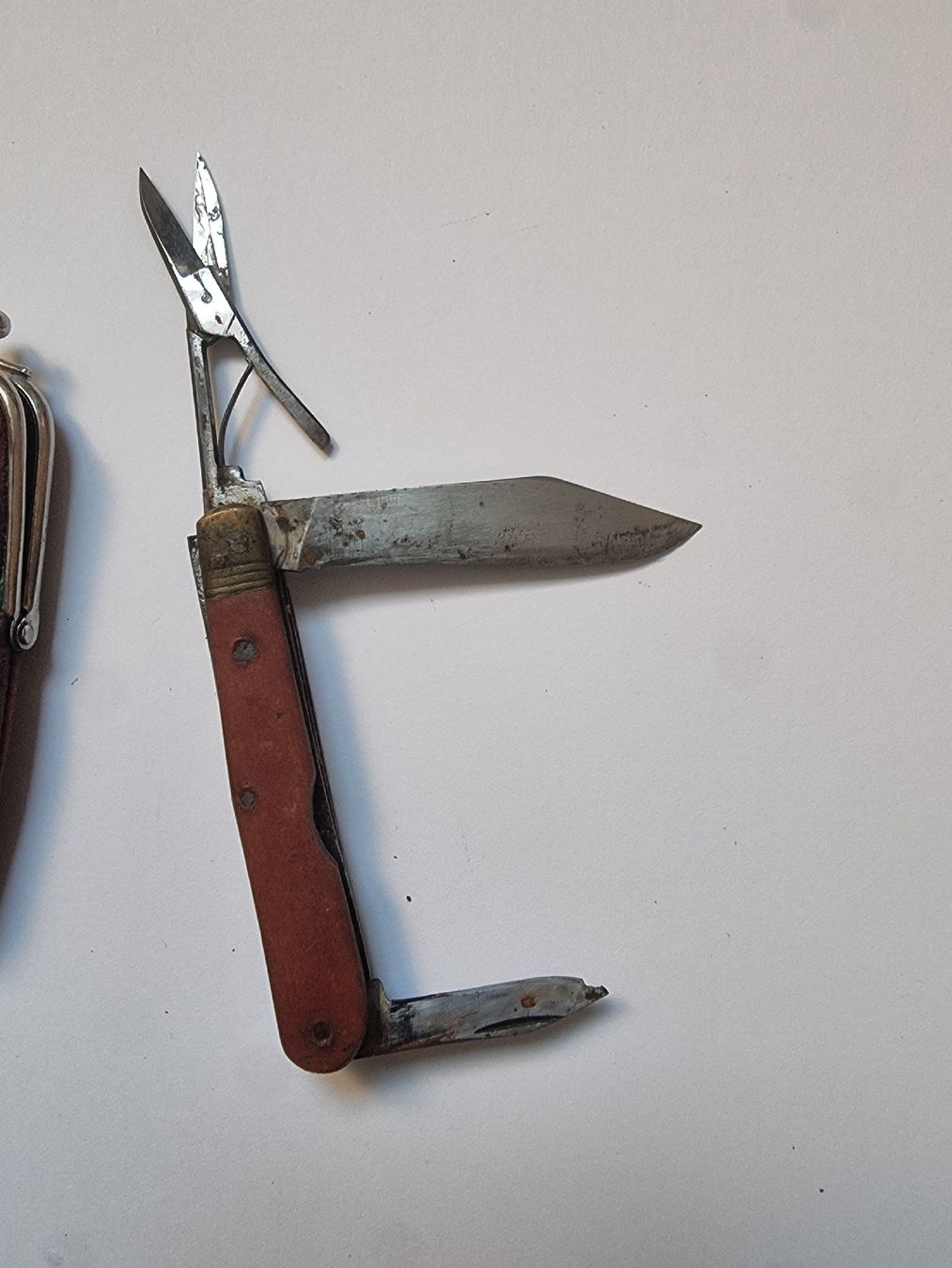 Taschenmesser: Altes  Sackmesser mit Etui – Gebraucht aus Olten von Mezopotamya 5