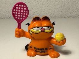 Figur Garfield Katze Vintage 1978/81 Tennis Sammlerstück