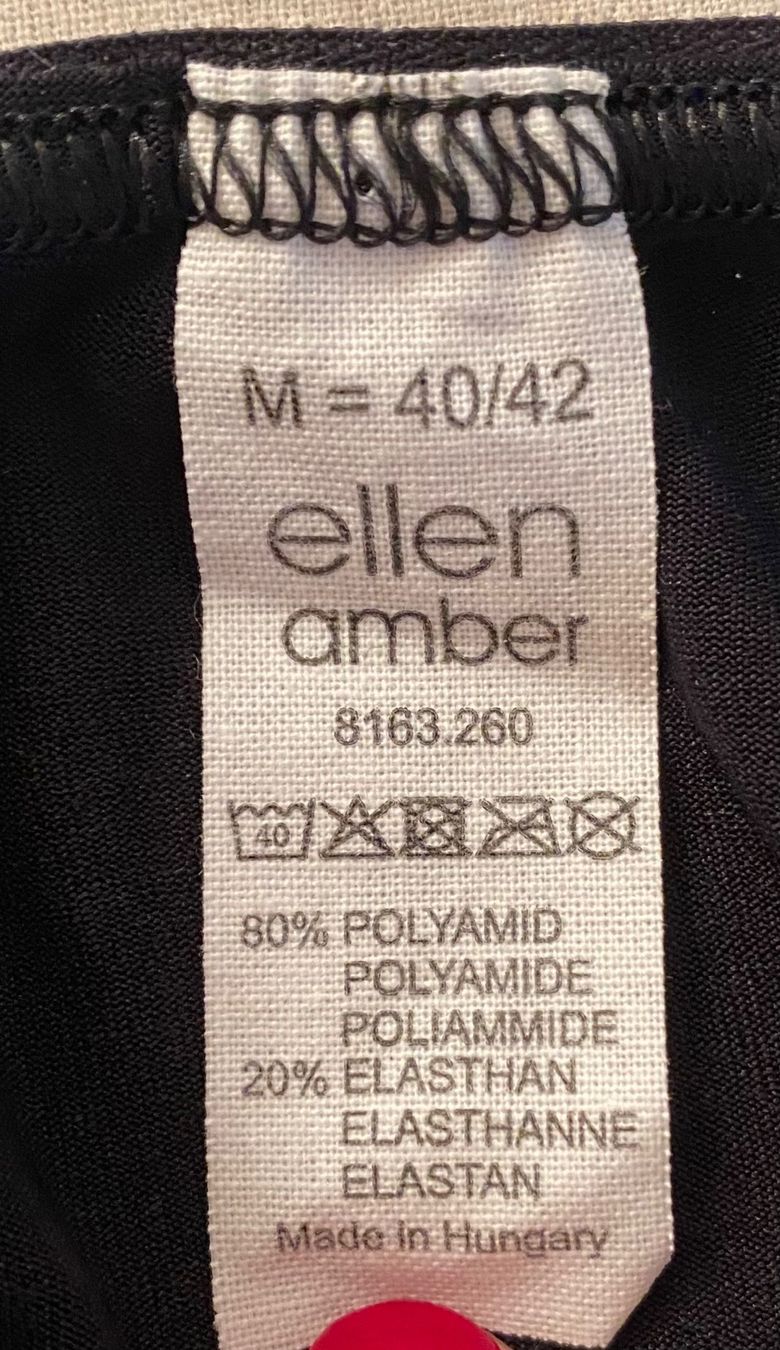 Ellen Amber Altra biancheria intima: Schwarzes Unterkleid mit Spitze - Shapewear – Usato da Zürich venduto da Maria2021 5