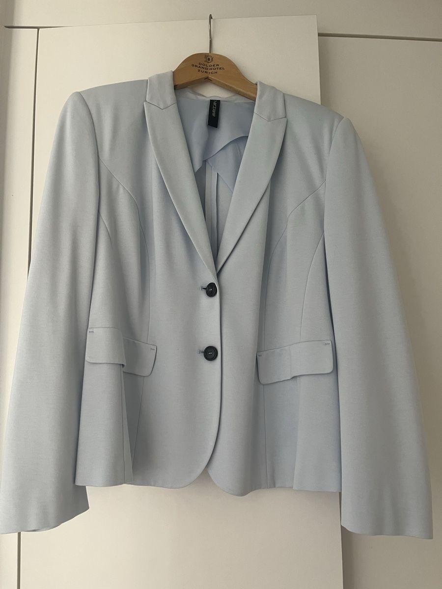Marc Cain Jacken: Marc Cain Blazer hellblau, N6 (44) – Neu (gemäss Beschreibung) aus Luzern von CarpeLU