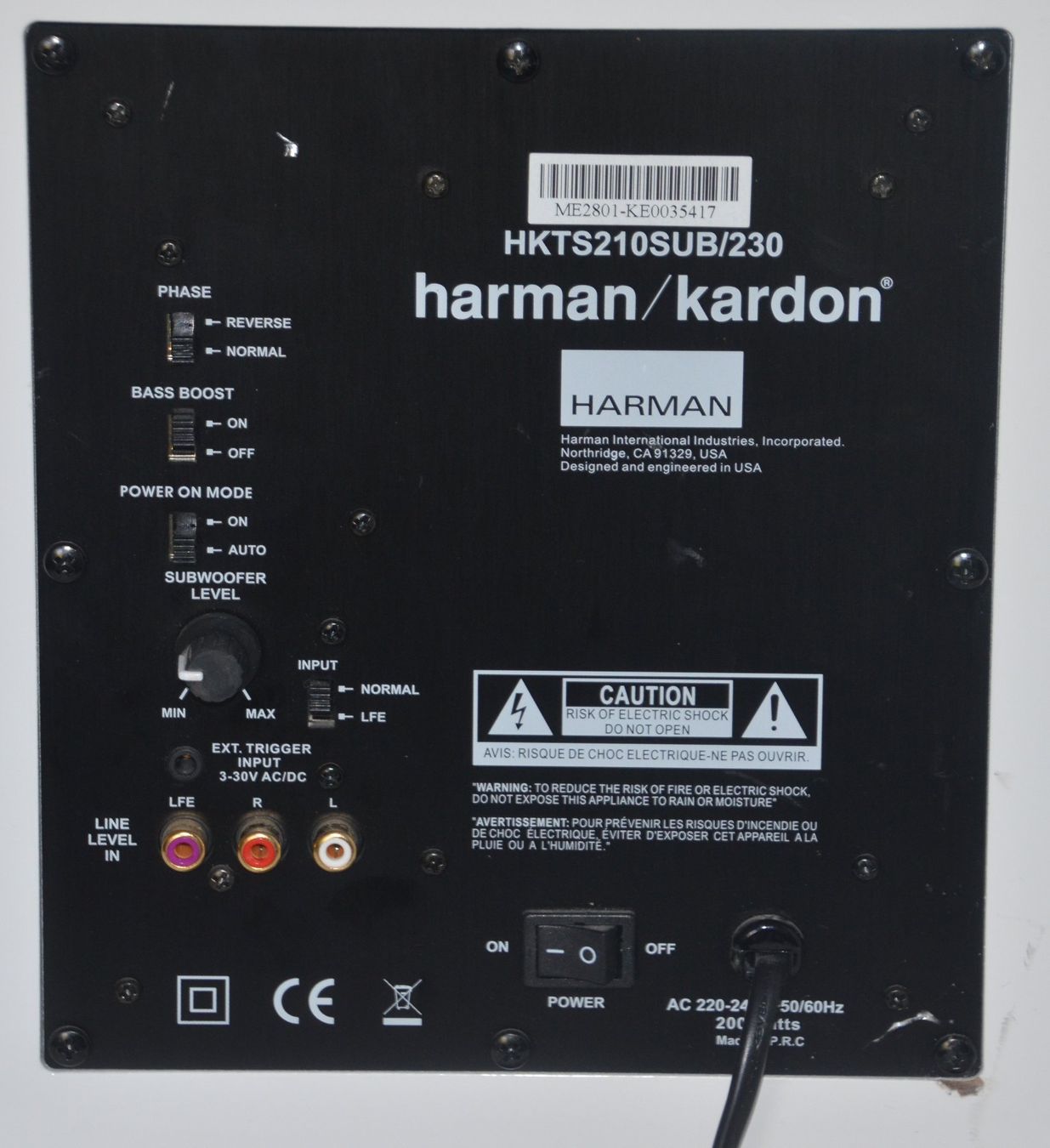 Harman-Kardon Home Cinema: Harman Kardon BDS-270 3D + HKTS 210 SUB 210SUB – Difettoso da Collonges venduto da arashee 8