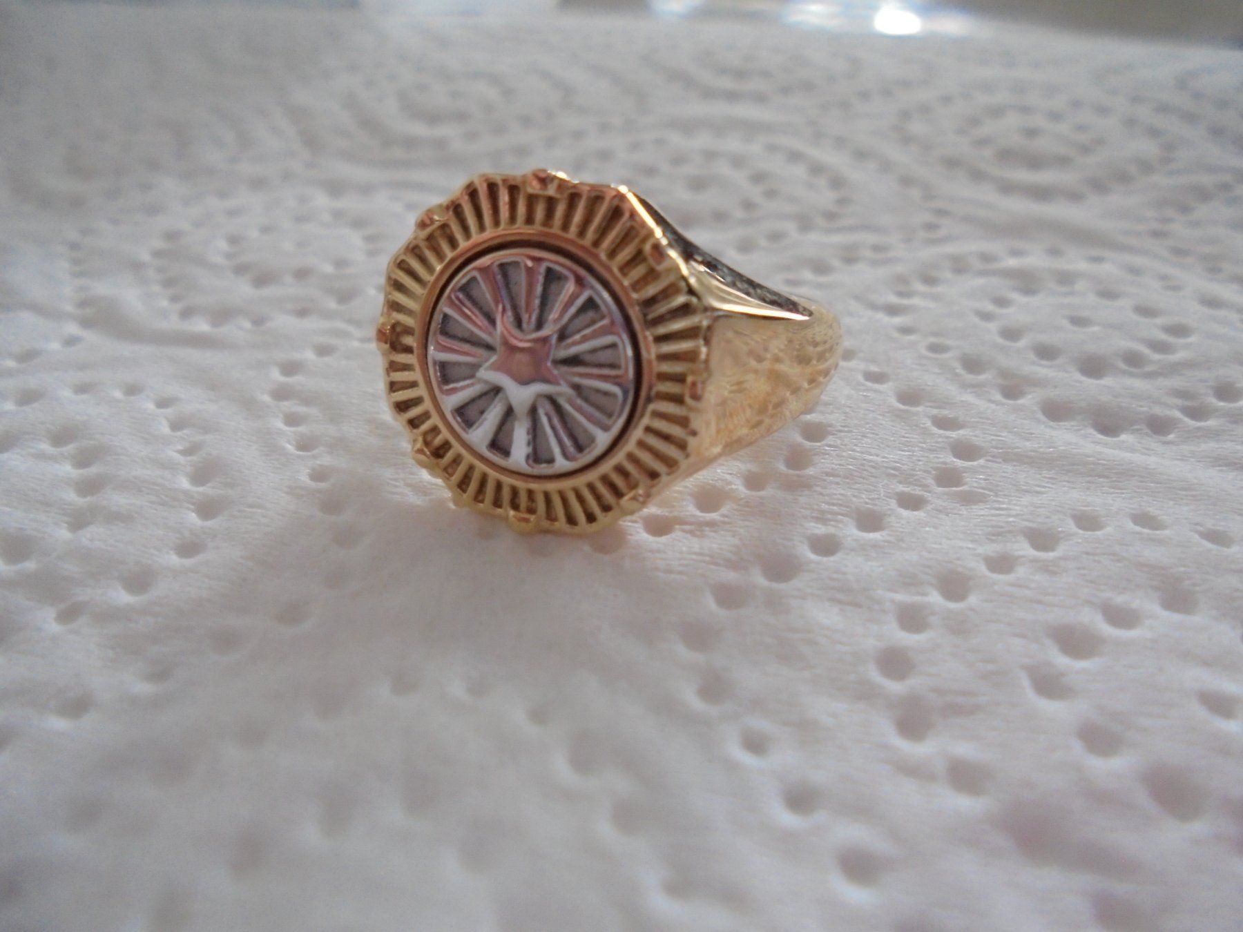 Ringe: Echtschmuck: Silberring Unisex, vergoldet / 56 – Neu (gemäss Beschreibung) aus Zuchwil von maumauchi 9