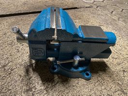 Robuste Werkbank Schraubstock, blau, Top Zustand!