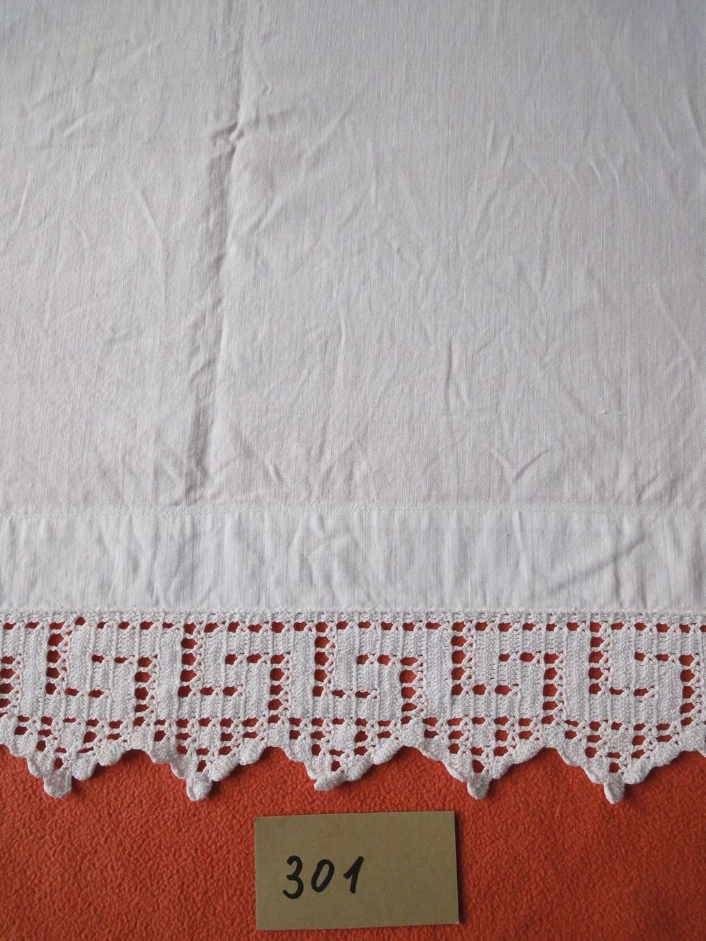 Linge de lit: Oberleintuch mit Spitzen - Vintage – D'occasion à Chur par omonia