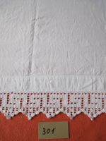 Oberleintuch mit Spitzen - Vintage