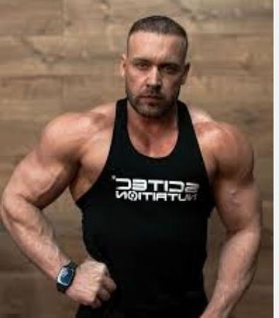 Scitec Nutrition Herren Tank Top Muskelshirt Schwarz GYM NEU