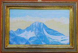 Ölgemälde Breithorn, signiert