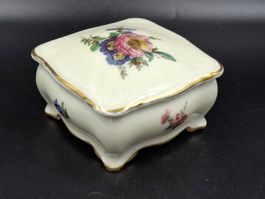 Vintage Rosenthal Elfenbein Porzellan Schmuckdose 1930er