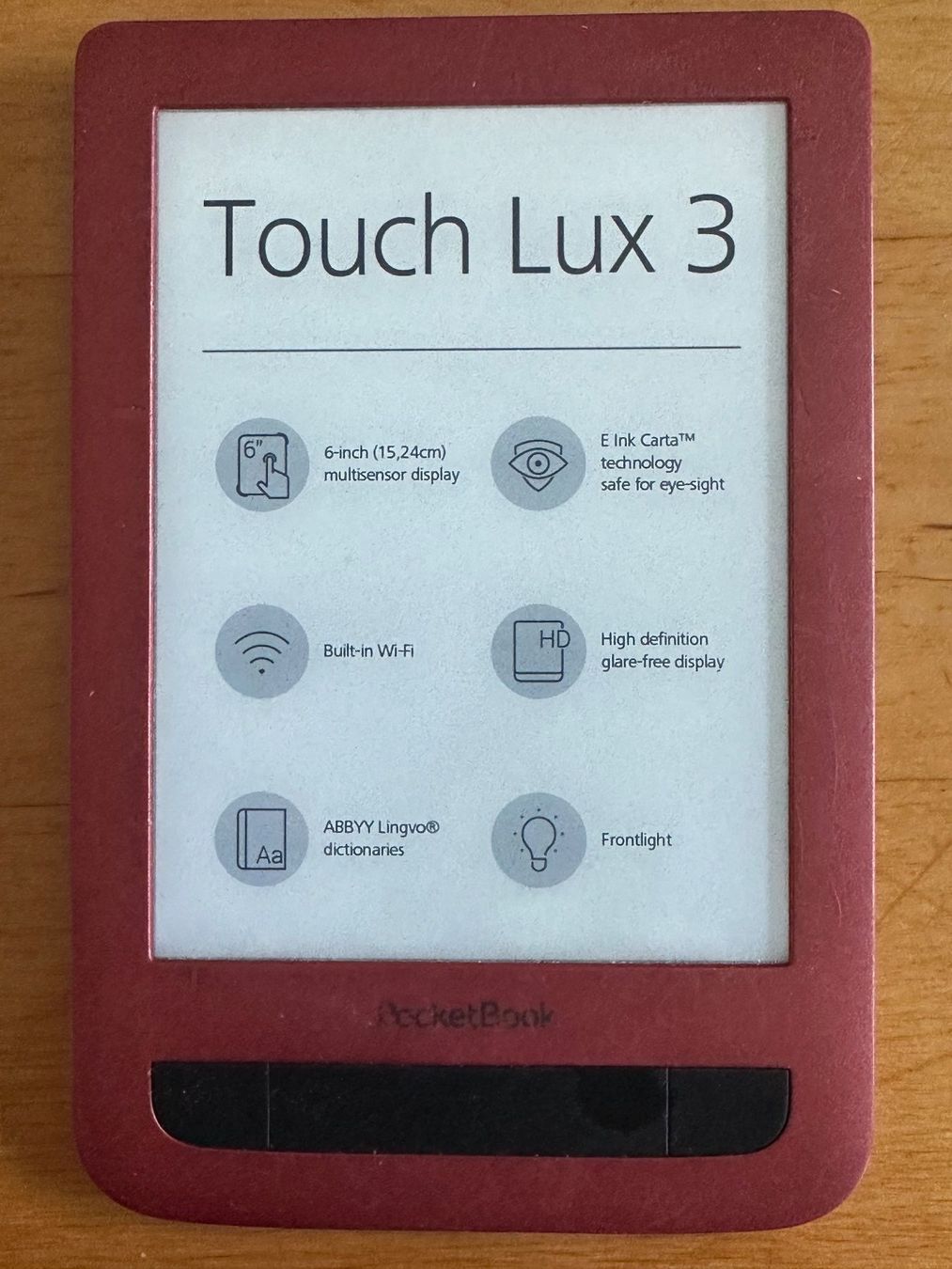 PocketBook Tablettes PC: PocketBook Touch Lux 3 6" – D'occasion à Stallikon par Rsiri