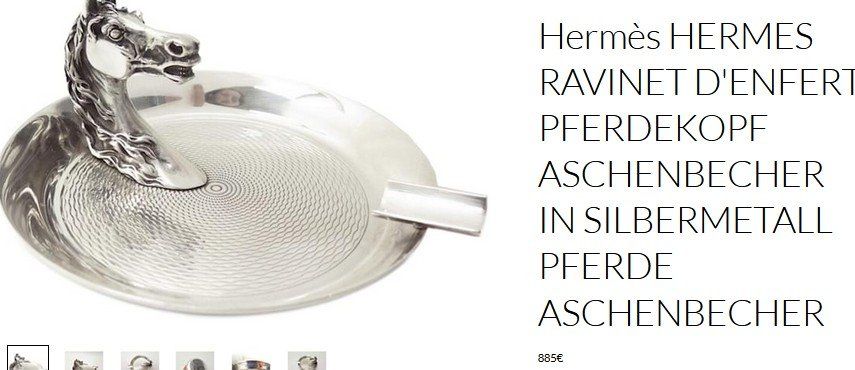 Hermès Portacenere: Hermès Aschenbecher / cendrier – Usato da Collonges venduto da Auganien 9