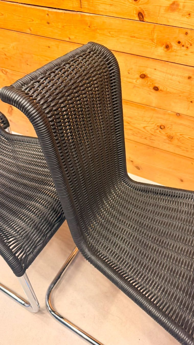 Tecta Sedie: 4er Set Tecta B20 Design Freischwinger Geflecht Bauhaus – Usato da Rickenbach ZH venduto da Der-Insider 7