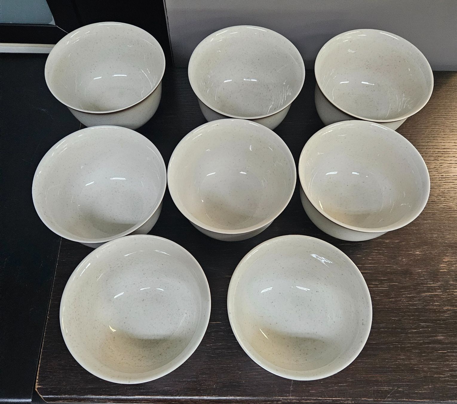 Set di piatti: 8 x Schalen Weiss/Braun – Usato da figino venduto da ame_frv2 2