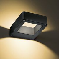 LED Aussen Wandleuchte, 12 cm x 12 cm