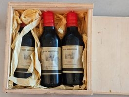 3x Kerze in Box Don Melchor 1990 Cabernet Sauvignon 11,5cm