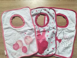 Lot de 3 bavettes bébé