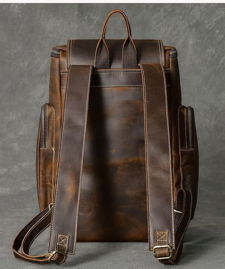 Zaini: ✅ NEU Oldschool echter Lederrucksack – Nuovo e nell'imballaggio originale da Wittenbach venduto da ChinaSeidenstrasse 2