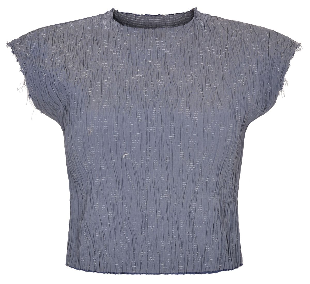 Top: Wrinkle blue top- Kata Haratym Sample – Usato da Meilen venduto da KatKatHar 4