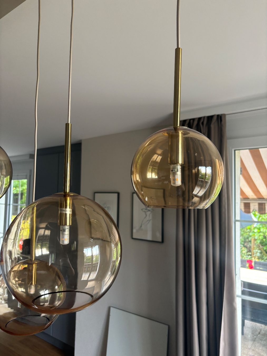 Westwing Lampen: Pendelleuchte mit 6 Glaskugeln – Neu (gemäss Beschreibung) aus Lyss von eas_l52x 3