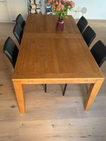 Massiver Esstisch aus Eiche, ausziehbar, Top Zustand!