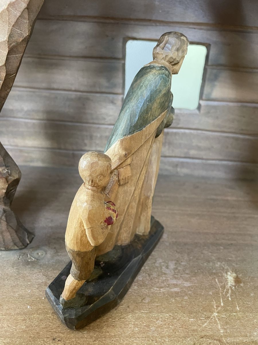Statuette: Hirte mit Knabe E.Thomann Brienz – Usato da Flawil venduto da Naphtali 3