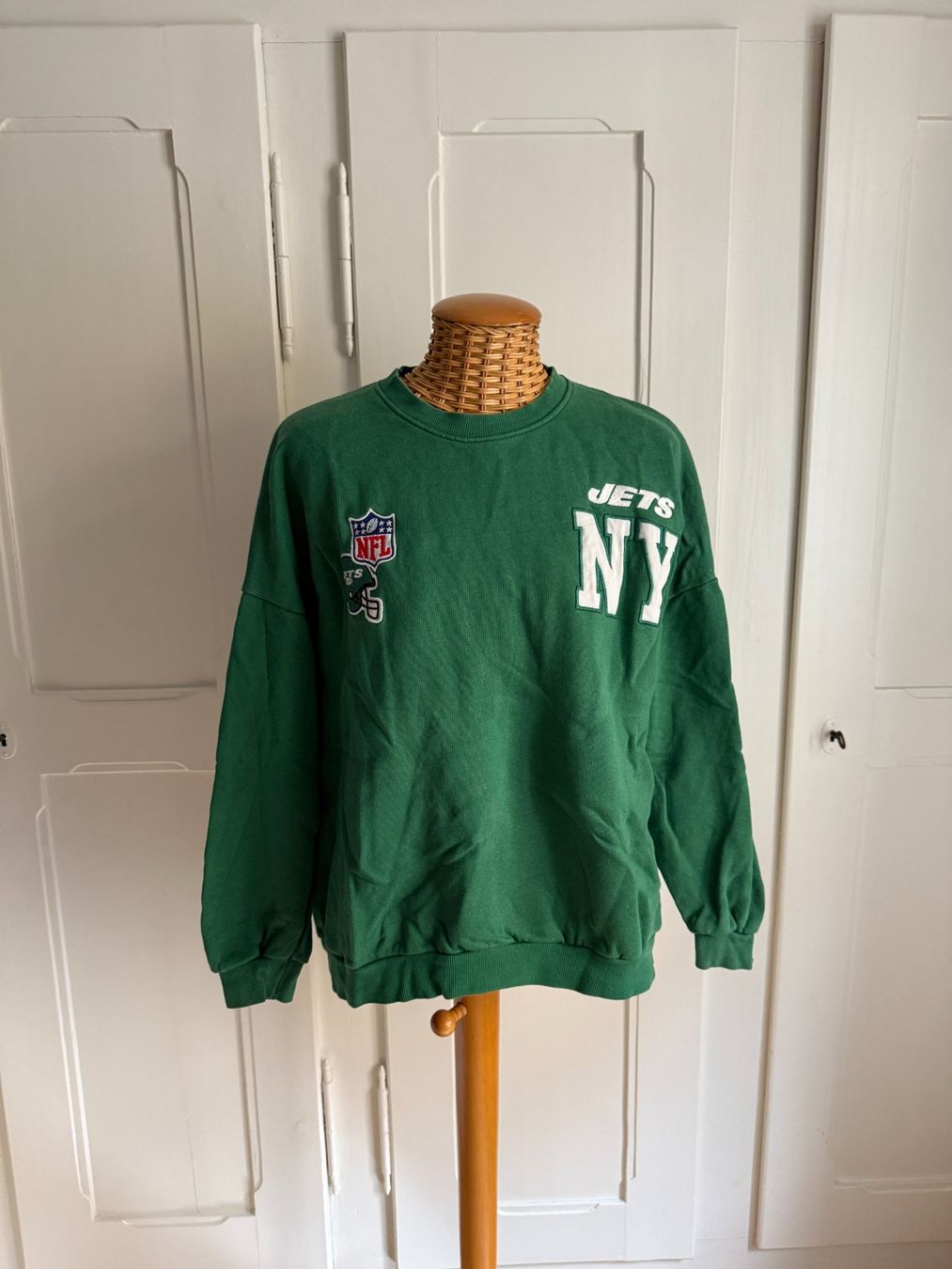 Pull&Bear Maglioni & Felpe: PULL&BEAR - NY Jets Sweatshirt grün M – Usato da Zürich venduto da Diazaio