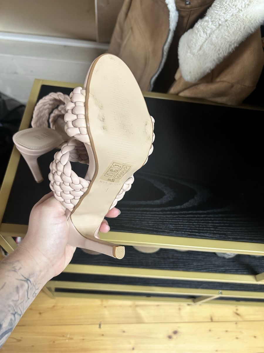 Scarpe da donna: Hohe Raid Sandalen, hellrosa Grösse 4 / EU 35 – Usato da Horgen venduto da schalina19 4