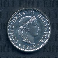 CHF___0.10 1999 stgl * nigelnagelneu! 10 Rappen