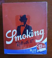 smoking blue long & tips 24 carnets