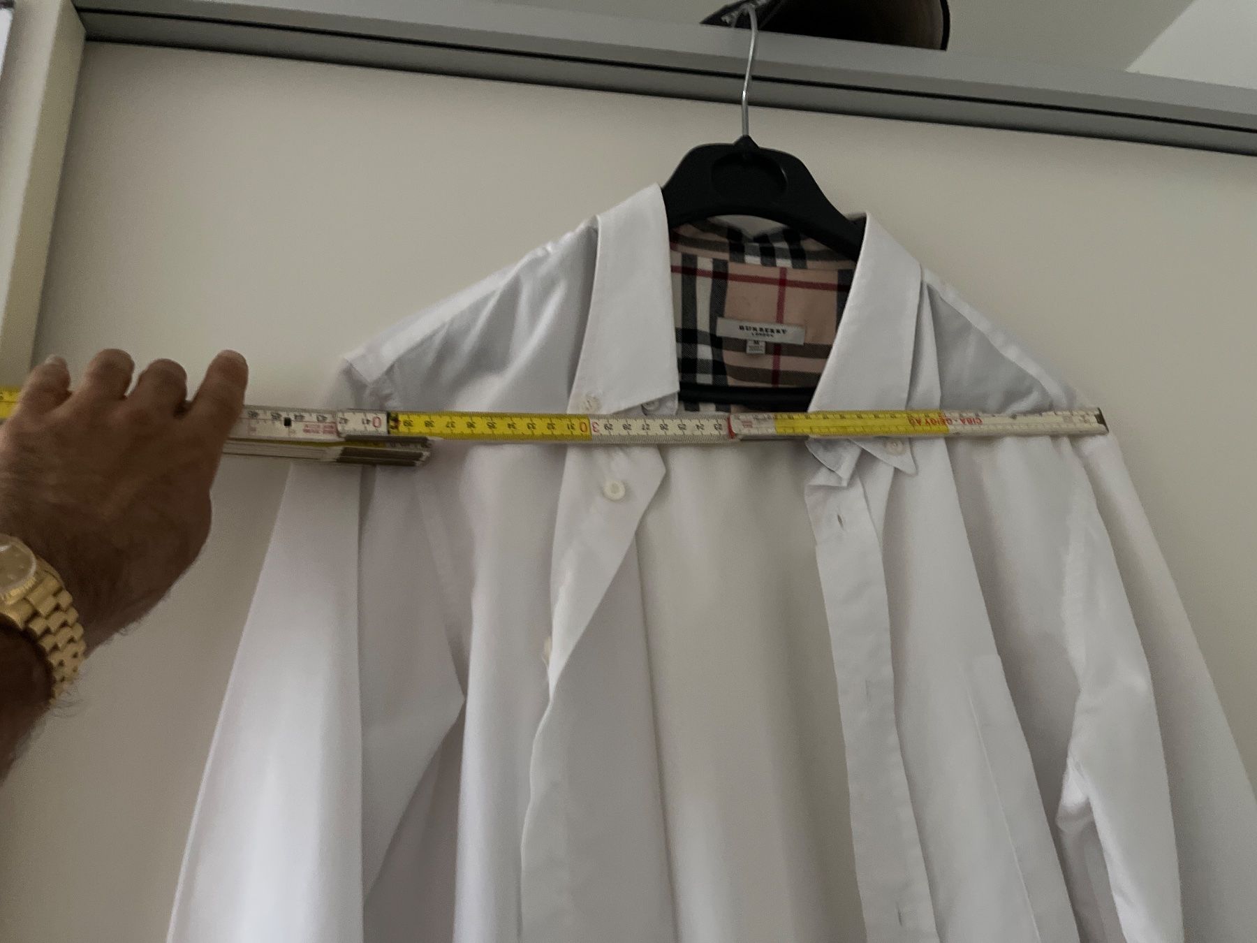 Burberry Camicie: Burberry, Hemd weiss – Usato da Therwil venduto da gue_7cyy 4