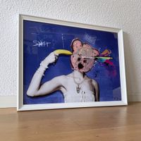 Just Do Sh*t Teddy Pop Art Kunst Bild Banane Gun Supreme
