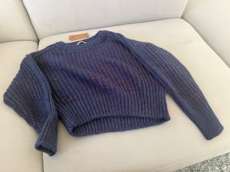 Bellerose Pullover blau/lila Grösse 12 neu