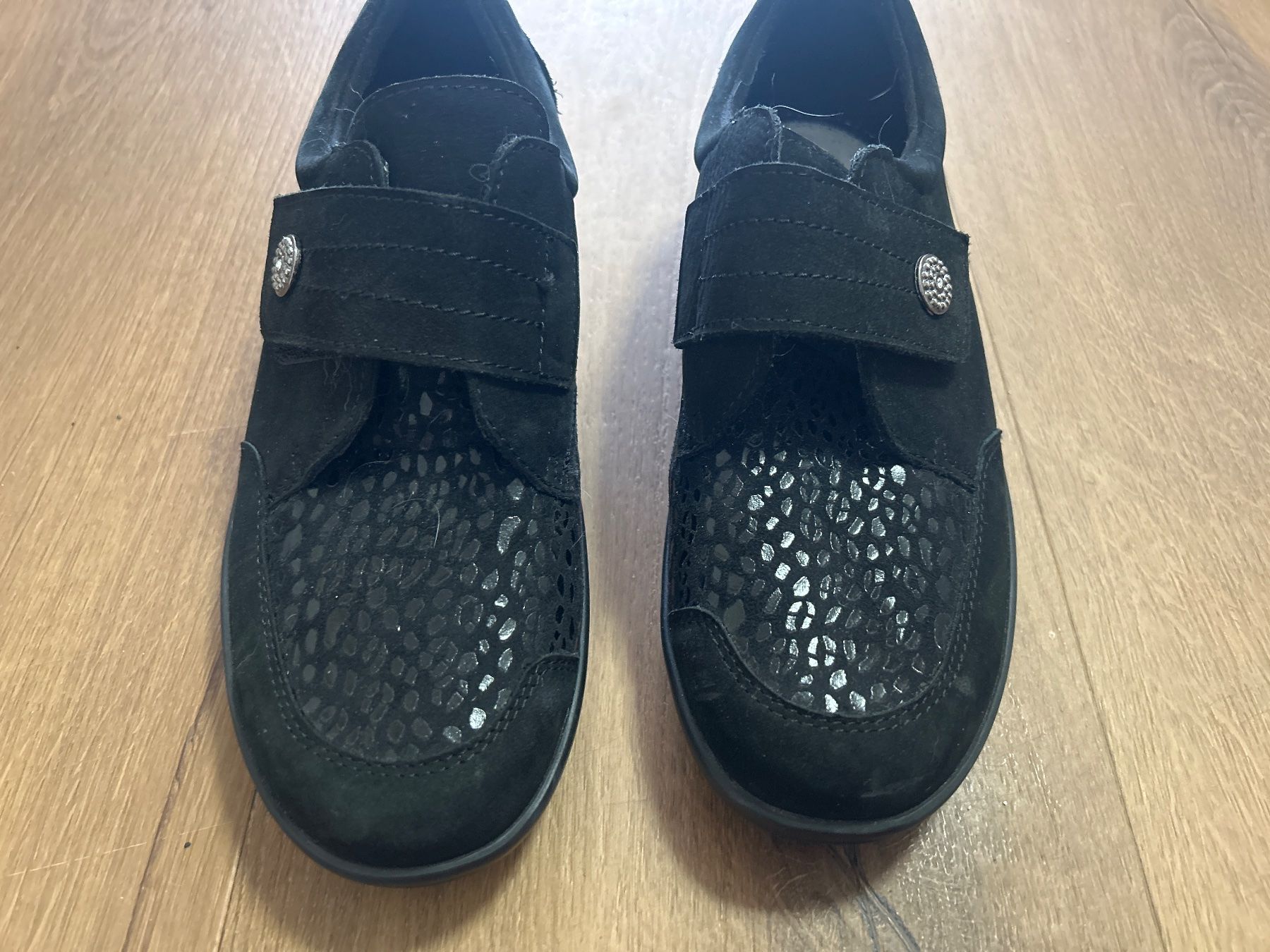 Scarpe da donna: Halbschuhe aus Wildleder Schwarz Gr 42 Neu – Nuovo e nell'imballaggio originale da Regensdorf venduto da Spyke55 1