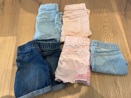 Set von fünf Shorts für Mädchen gebrauct in gutem Zustand