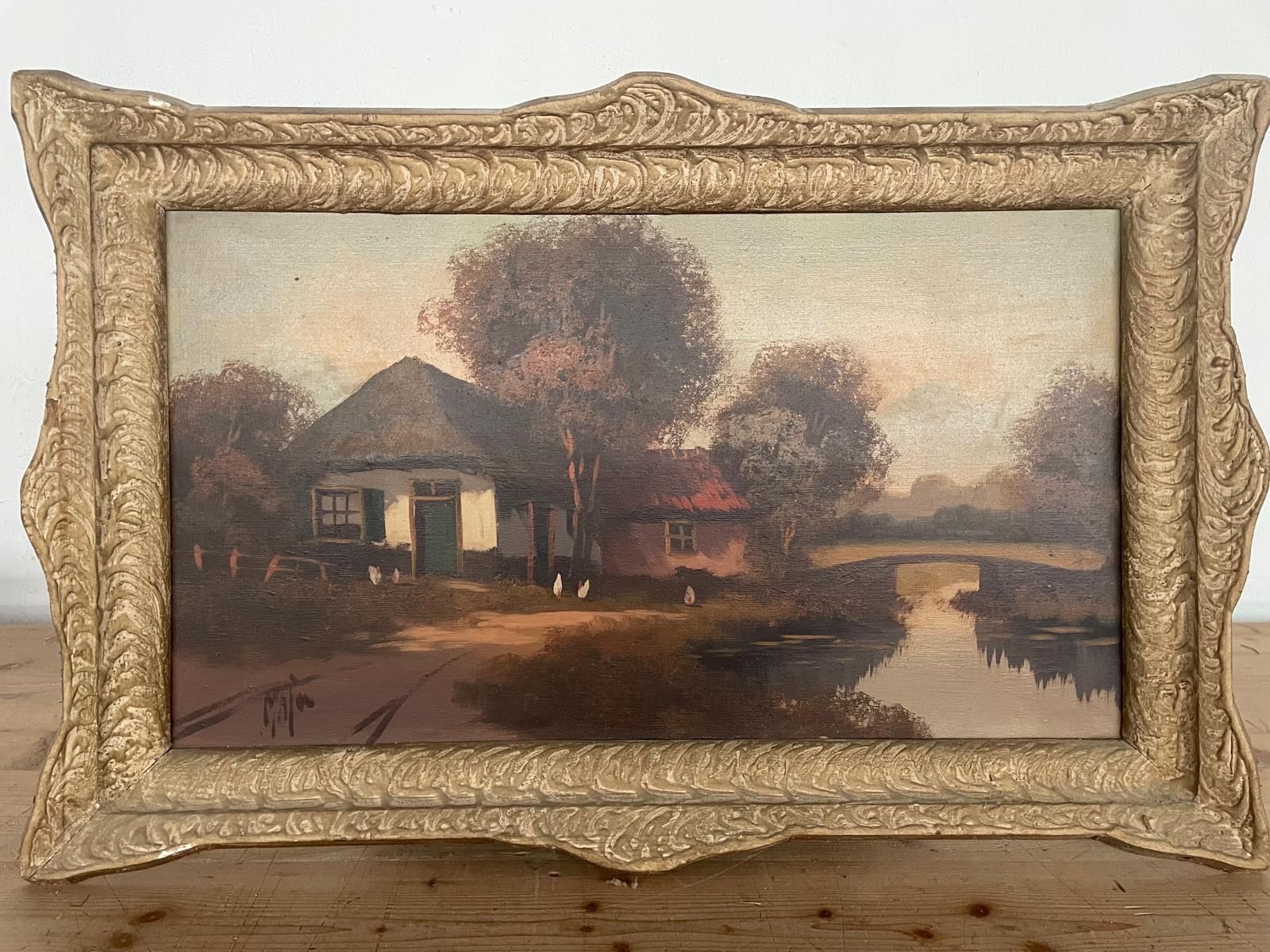 Dipinti: Ölgemälde Maja 85x54cm Scheunenfund – Usato da Hitzkirch venduto da Reliko