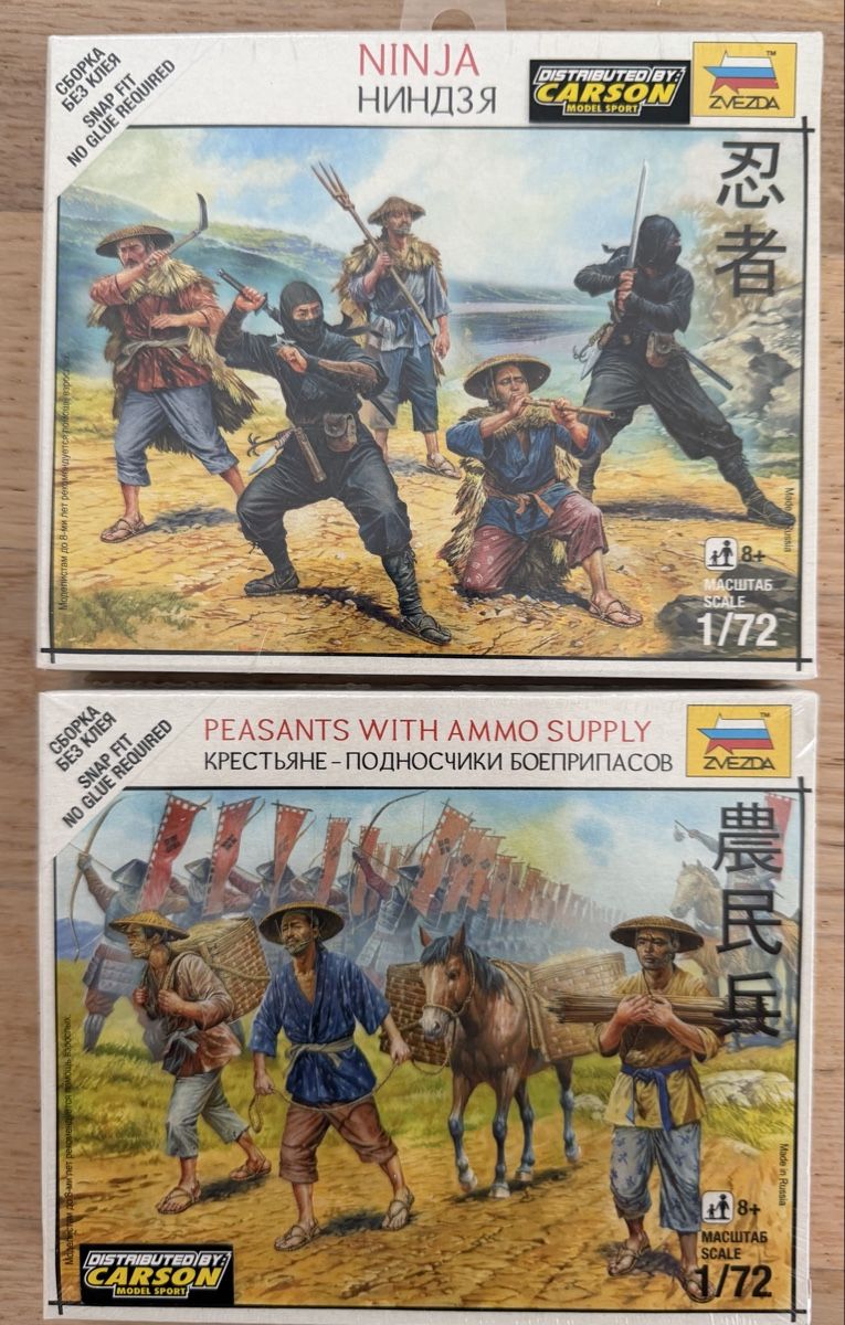 Zvezda Modellbausätze & Standmodelle: Zvezda Ninja&Peasants 1:72 – Gebraucht aus Rorschach von mar_nl6c