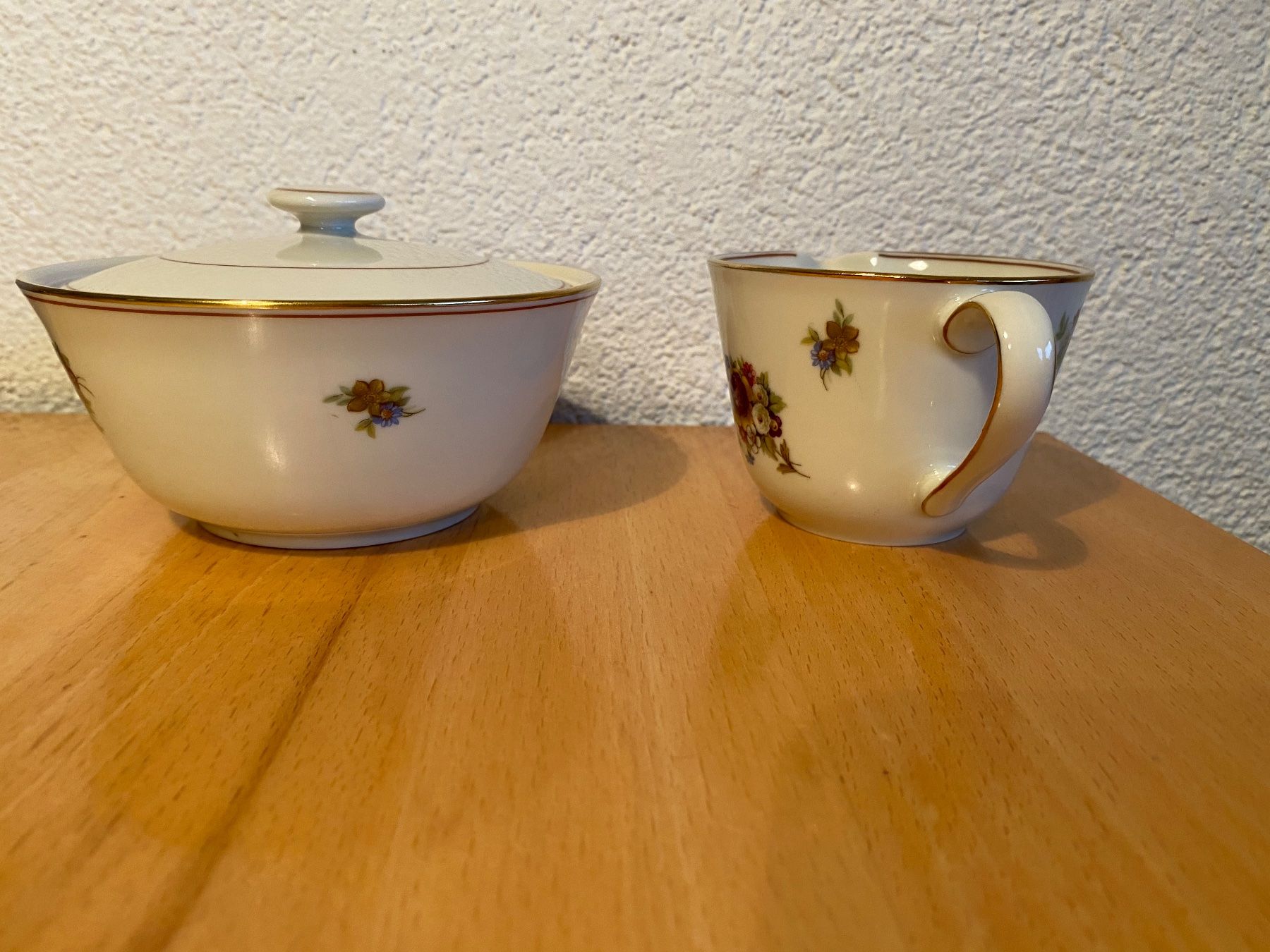 Zuckerdosen: Zuckerdose/Dose und Rahmkrug Langenthal 1944 – Gebraucht aus Schwarzenburg von Michellu 1