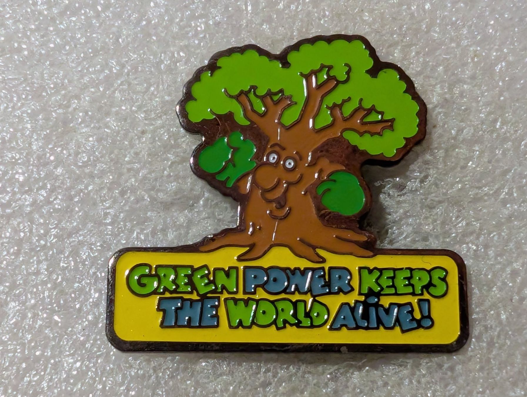 Placchette & Badge: Ansteckpin 83: Green Power – Usato da Oppligen venduto da Pin-Fall-Shop