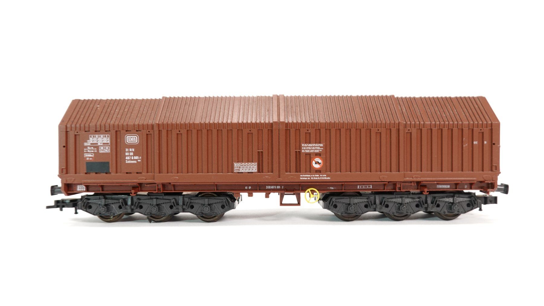 Roco Modelleisenbahnen: e70 Roco 4394A DB Teleskophaubenwagen braun | Bastelware – Gebraucht aus Thun von evinka_gmbh 1