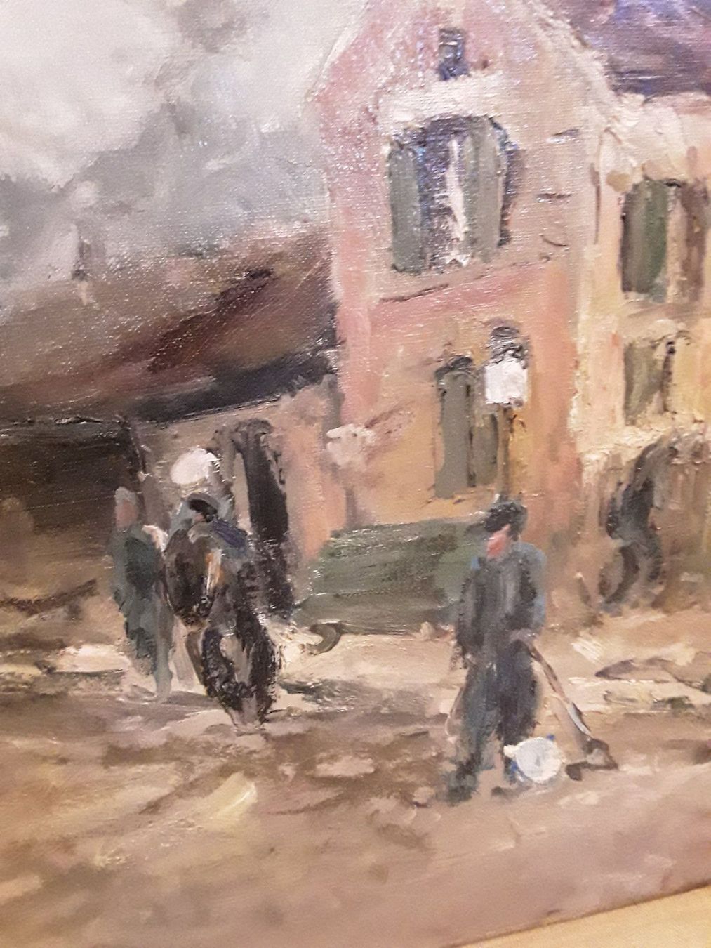 Dipinti: William Clochard Bahnhof Eisenbahn, "Gare en Oise" ca 1940 – Usato da Zürich venduto da helsan 9