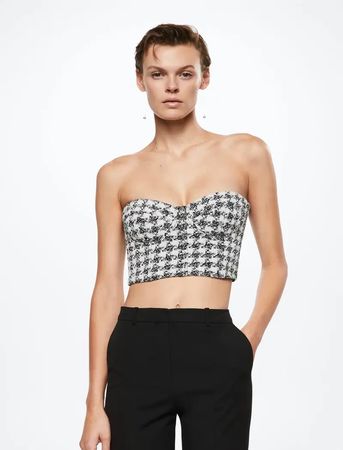 Mango Corset Bustier Gr. M