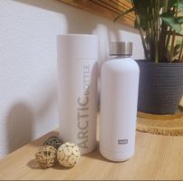 ARCTIC BOTTLE Trinkflasche weiss inkl. Hülle neu