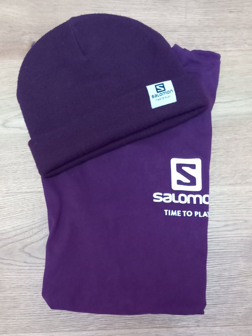 Salomon T-shirt: Salomon Shirt mit Mütze – Nuovo (secondo la descrizione) da Gais venduto da LeonieM01