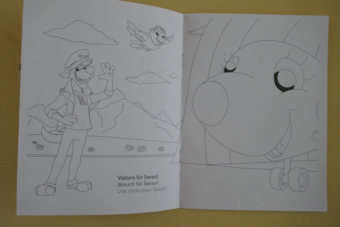 Libri: Malbuch von SWISS – Usato da Horgen venduto da Feli39 3