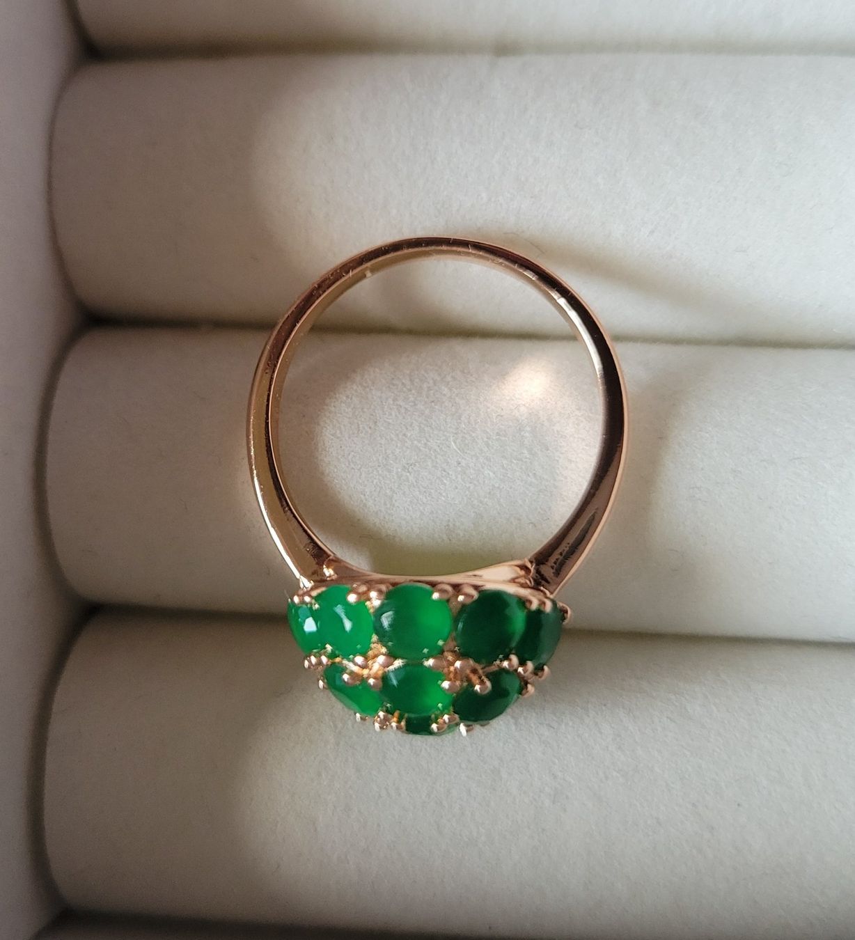Anelli: Bague avec émeraude synthétique – Usato da Bernex venduto da Dariafr 3